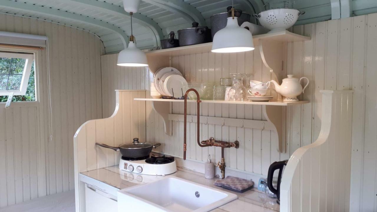 Pipowagen Overnachting Het Houten Huis Zaltbommel Bagian luar foto